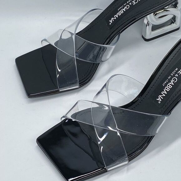 Dolce&Gabbana DG Heel PVC Mules size 37.5 - Picture 7 of 15